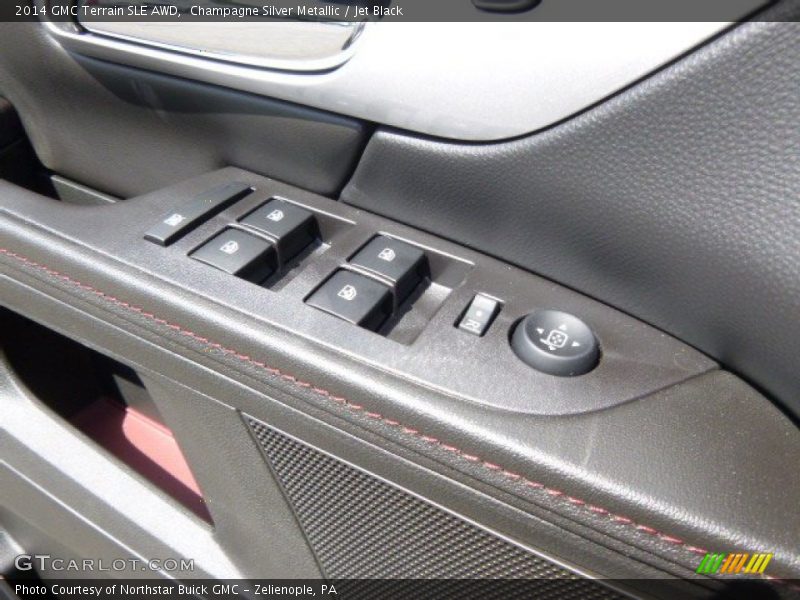 Champagne Silver Metallic / Jet Black 2014 GMC Terrain SLE AWD
