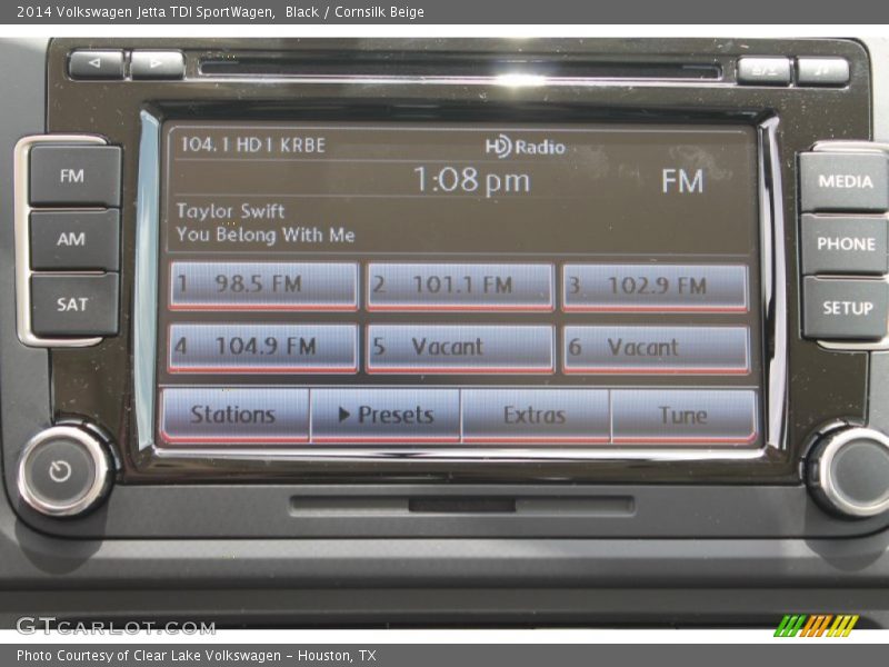 Black / Cornsilk Beige 2014 Volkswagen Jetta TDI SportWagen