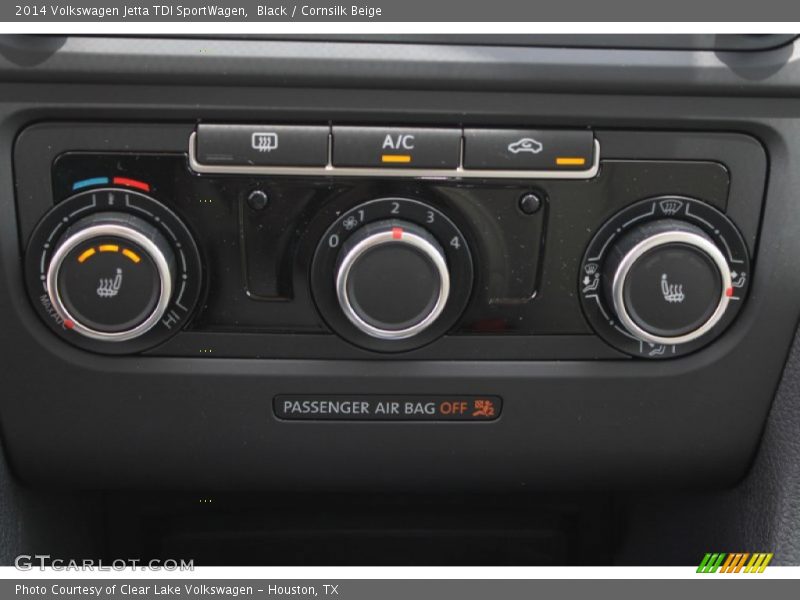 Black / Cornsilk Beige 2014 Volkswagen Jetta TDI SportWagen