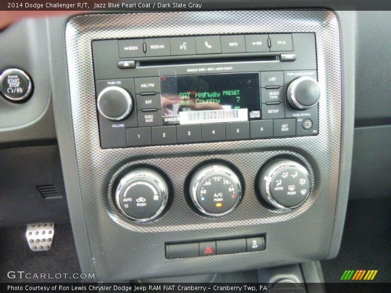 Jazz Blue Pearl Coat / Dark Slate Gray 2014 Dodge Challenger R/T