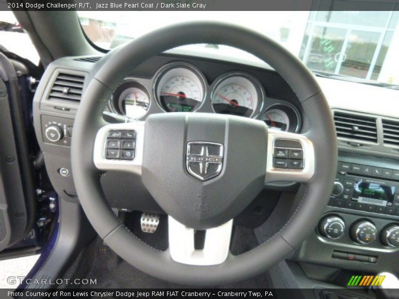 Jazz Blue Pearl Coat / Dark Slate Gray 2014 Dodge Challenger R/T