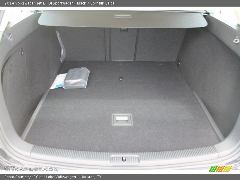 Black / Cornsilk Beige 2014 Volkswagen Jetta TDI SportWagen