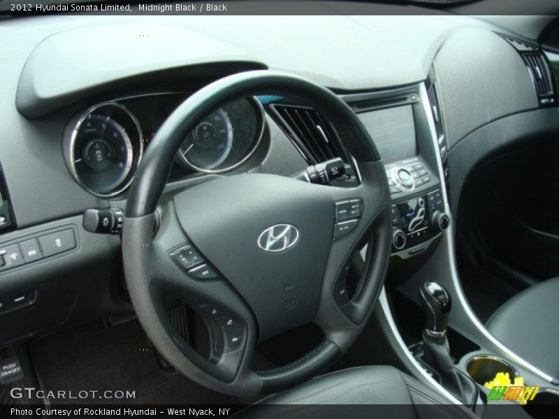 Midnight Black / Black 2012 Hyundai Sonata Limited