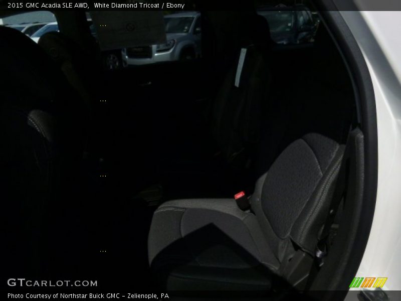 White Diamond Tricoat / Ebony 2015 GMC Acadia SLE AWD