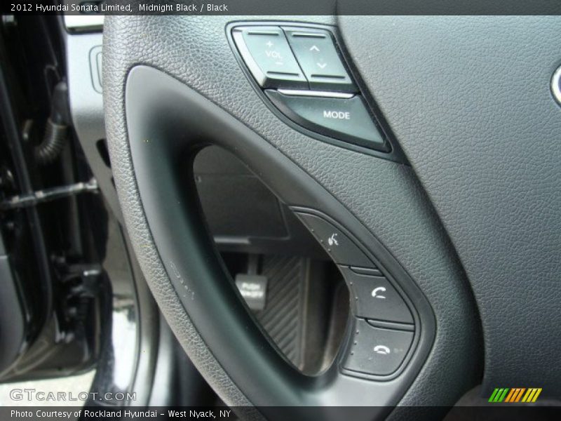 Midnight Black / Black 2012 Hyundai Sonata Limited