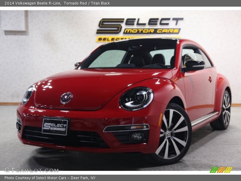 Tornado Red / Titan Black 2014 Volkswagen Beetle R-Line