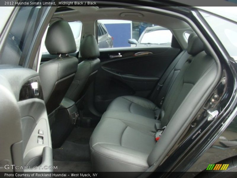 Midnight Black / Black 2012 Hyundai Sonata Limited
