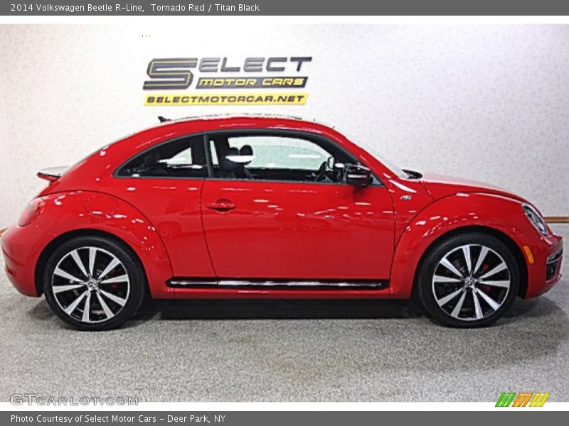 Tornado Red / Titan Black 2014 Volkswagen Beetle R-Line