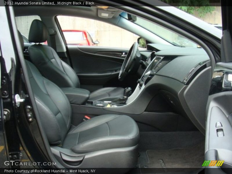 Midnight Black / Black 2012 Hyundai Sonata Limited