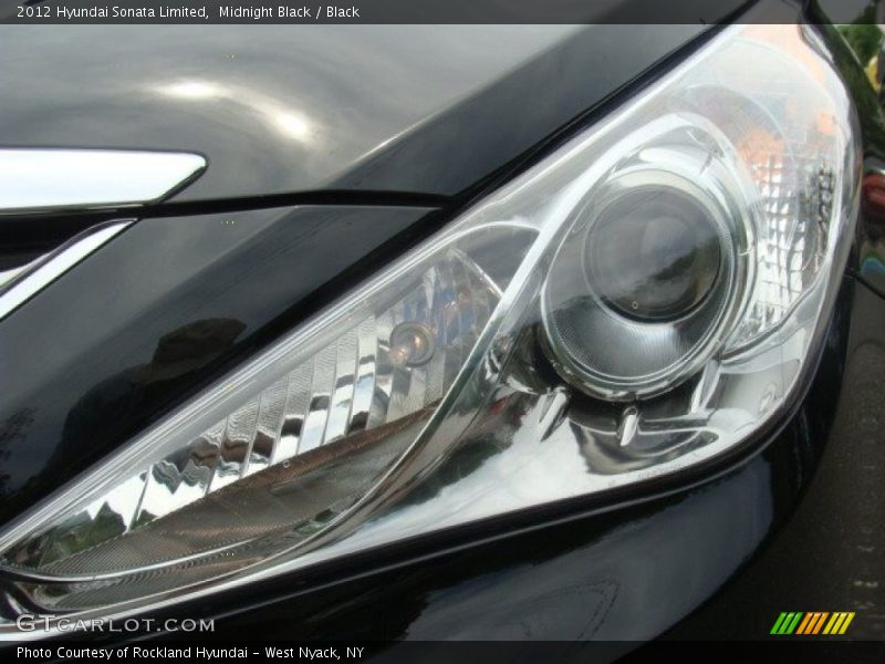 Midnight Black / Black 2012 Hyundai Sonata Limited
