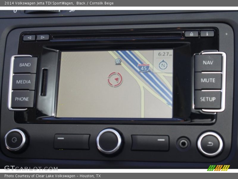 Black / Cornsilk Beige 2014 Volkswagen Jetta TDI SportWagen