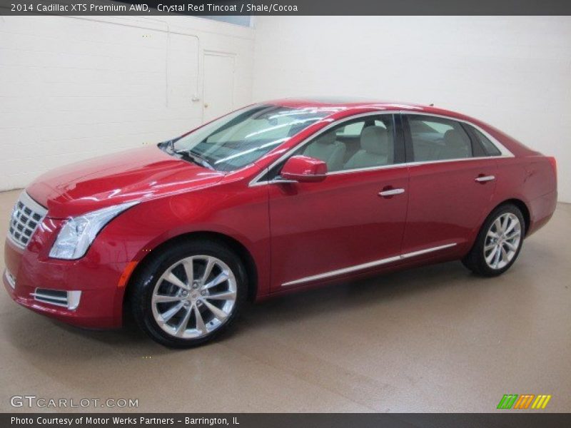 Crystal Red Tincoat / Shale/Cocoa 2014 Cadillac XTS Premium AWD