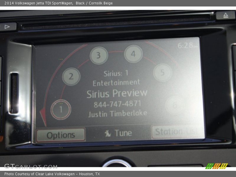 Black / Cornsilk Beige 2014 Volkswagen Jetta TDI SportWagen