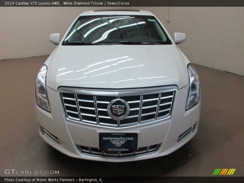 White Diamond Tricoat / Shale/Cocoa 2014 Cadillac XTS Luxury AWD
