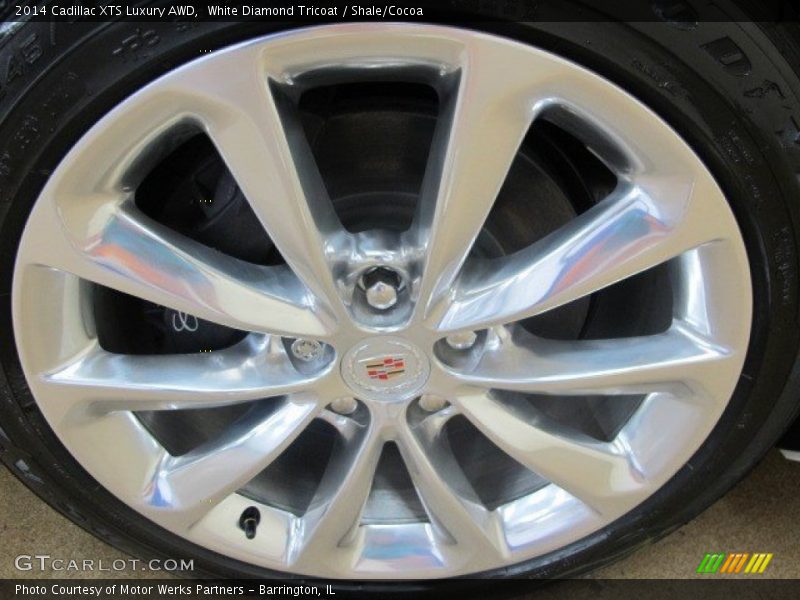 White Diamond Tricoat / Shale/Cocoa 2014 Cadillac XTS Luxury AWD