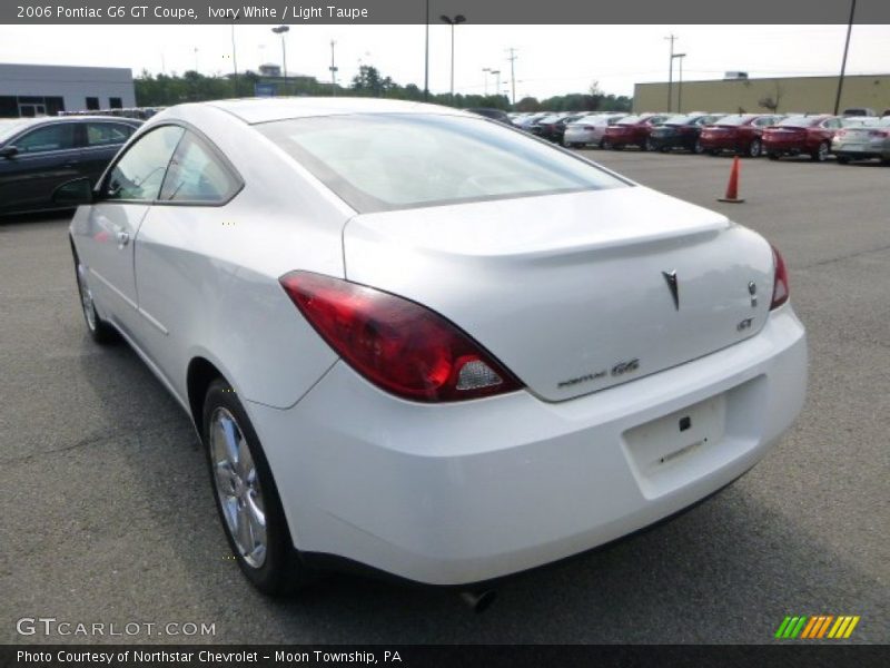 Ivory White / Light Taupe 2006 Pontiac G6 GT Coupe