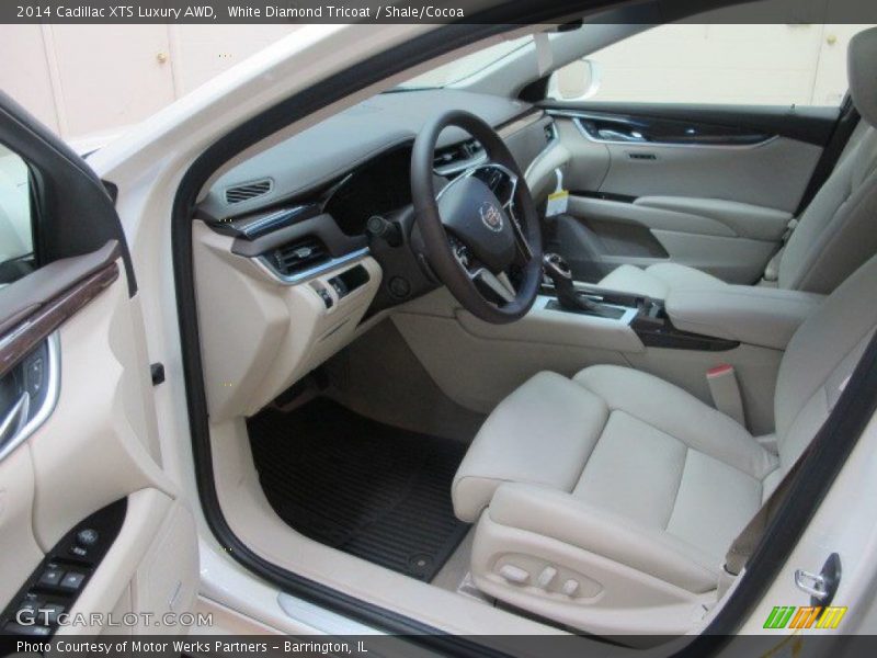 White Diamond Tricoat / Shale/Cocoa 2014 Cadillac XTS Luxury AWD