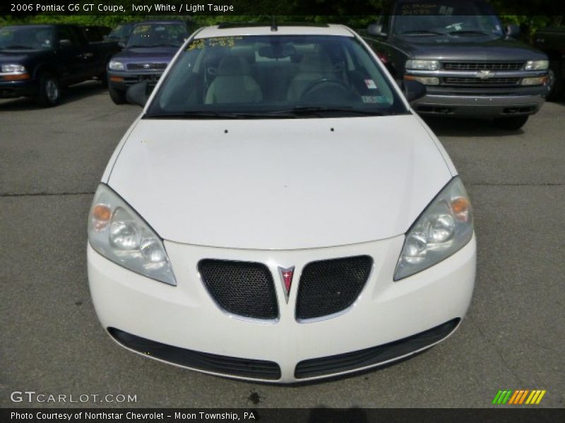 Ivory White / Light Taupe 2006 Pontiac G6 GT Coupe