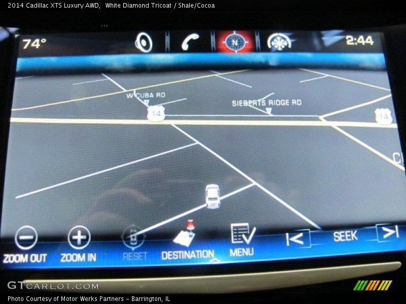 White Diamond Tricoat / Shale/Cocoa 2014 Cadillac XTS Luxury AWD
