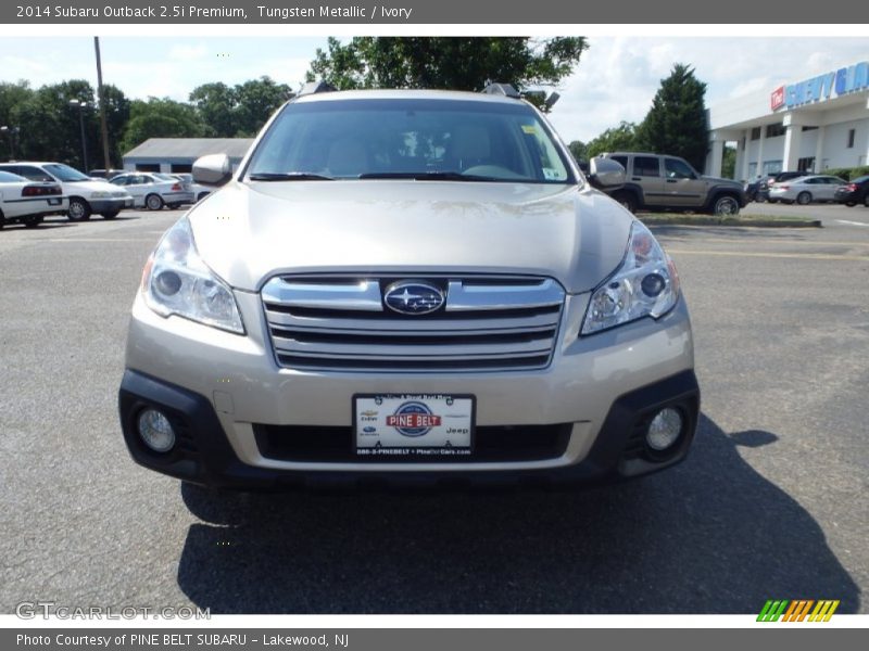 Tungsten Metallic / Ivory 2014 Subaru Outback 2.5i Premium