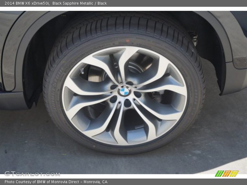 Black Sapphire Metallic / Black 2014 BMW X6 xDrive50i