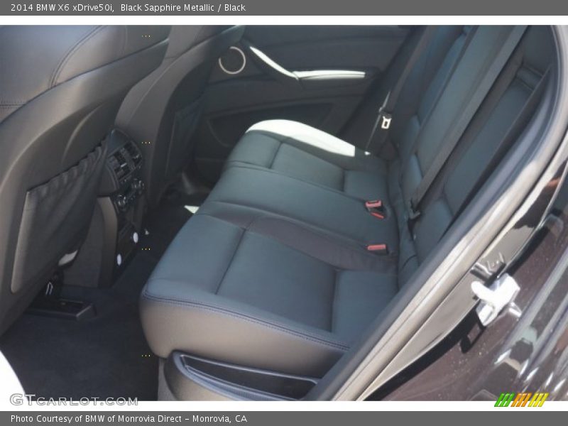 Black Sapphire Metallic / Black 2014 BMW X6 xDrive50i