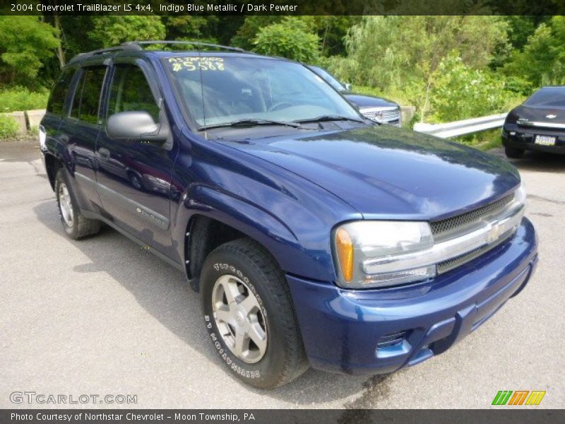 Indigo Blue Metallic / Dark Pewter 2004 Chevrolet TrailBlazer LS 4x4