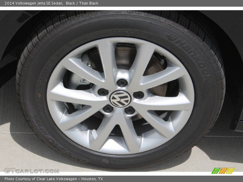 Black / Titan Black 2014 Volkswagen Jetta SE Sedan