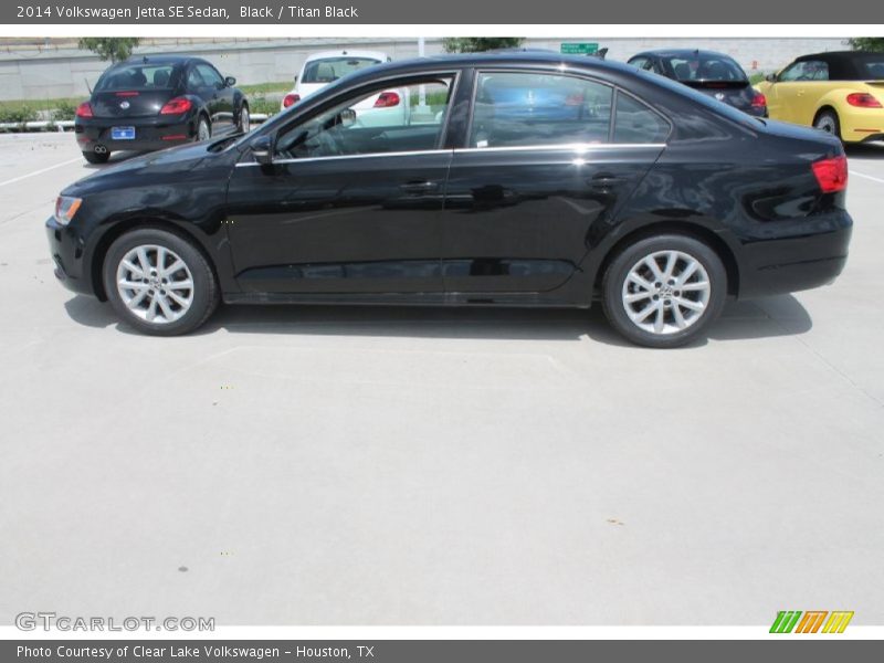 Black / Titan Black 2014 Volkswagen Jetta SE Sedan