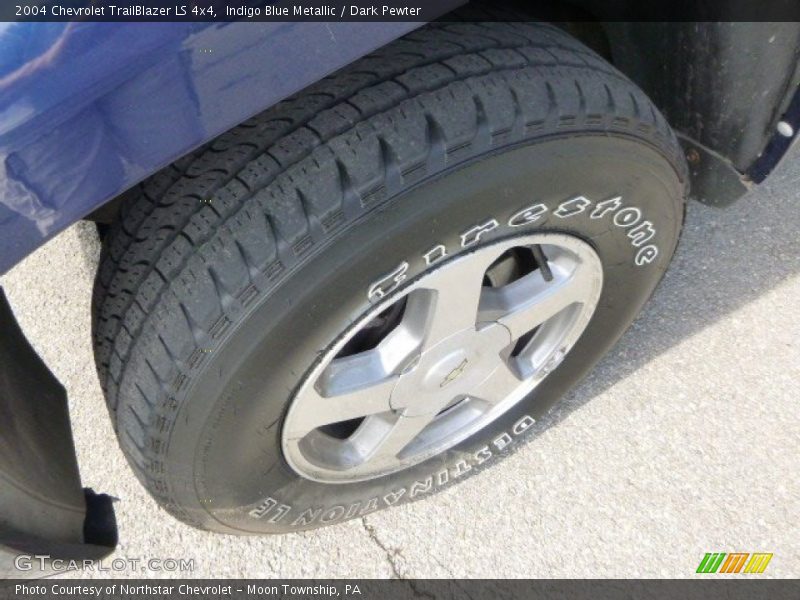 Indigo Blue Metallic / Dark Pewter 2004 Chevrolet TrailBlazer LS 4x4