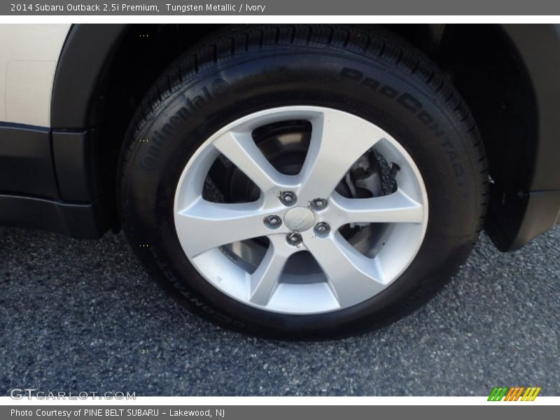 Tungsten Metallic / Ivory 2014 Subaru Outback 2.5i Premium