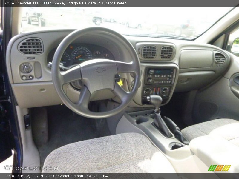 Indigo Blue Metallic / Dark Pewter 2004 Chevrolet TrailBlazer LS 4x4