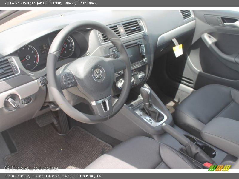 Black / Titan Black 2014 Volkswagen Jetta SE Sedan