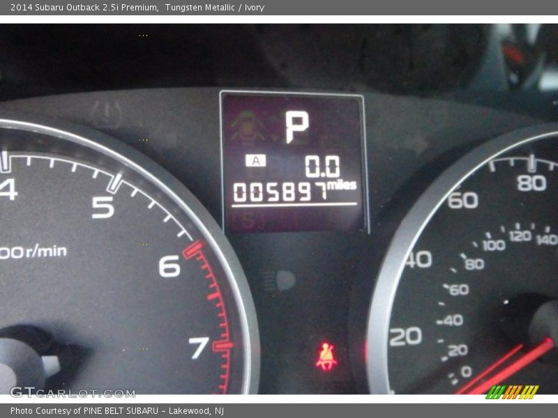 Tungsten Metallic / Ivory 2014 Subaru Outback 2.5i Premium