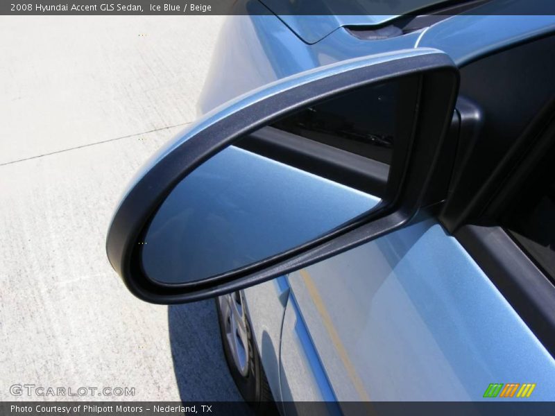 Ice Blue / Beige 2008 Hyundai Accent GLS Sedan