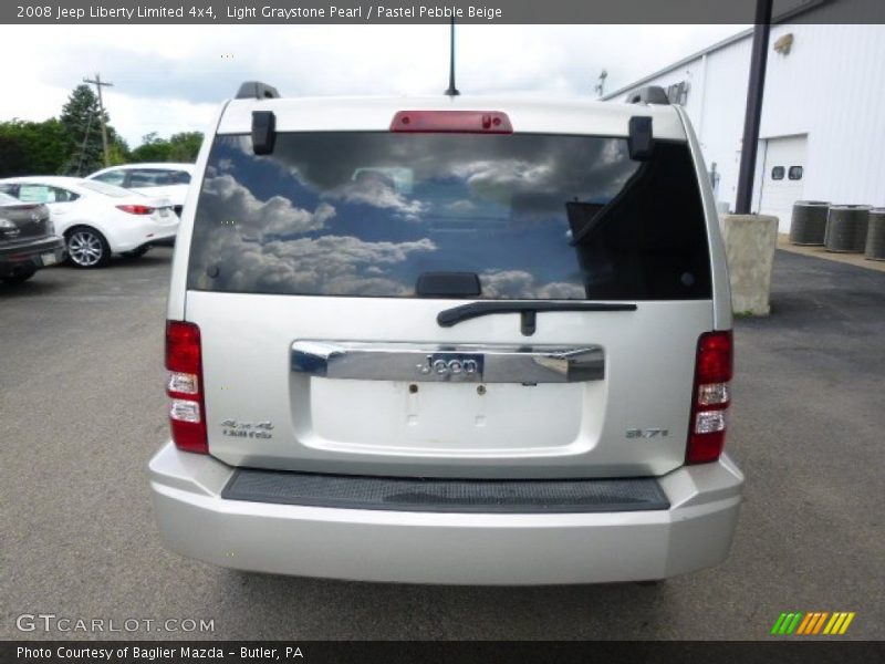 Light Graystone Pearl / Pastel Pebble Beige 2008 Jeep Liberty Limited 4x4