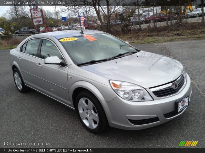 Silver Pearl / Gray 2008 Saturn Aura XE