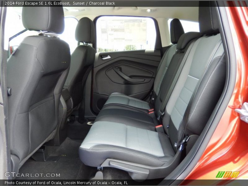 Sunset / Charcoal Black 2014 Ford Escape SE 1.6L EcoBoost
