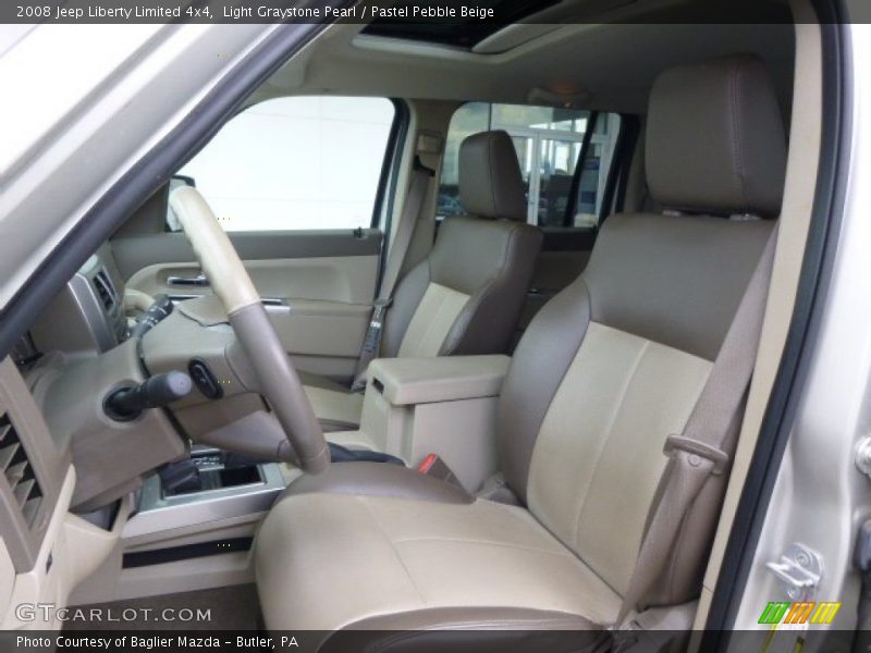 Light Graystone Pearl / Pastel Pebble Beige 2008 Jeep Liberty Limited 4x4