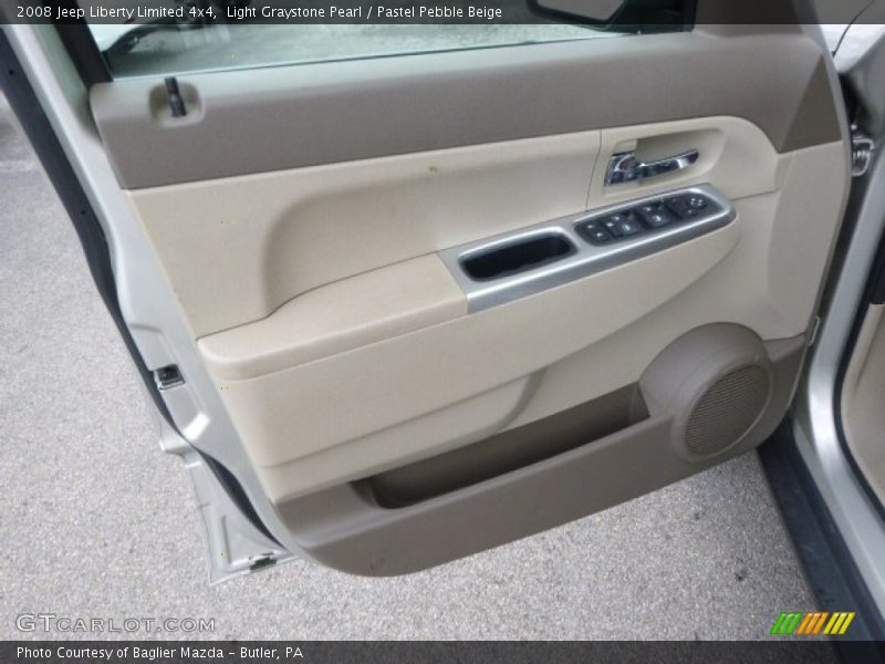 Light Graystone Pearl / Pastel Pebble Beige 2008 Jeep Liberty Limited 4x4