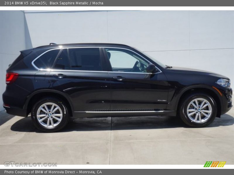Black Sapphire Metallic / Mocha 2014 BMW X5 xDrive35i
