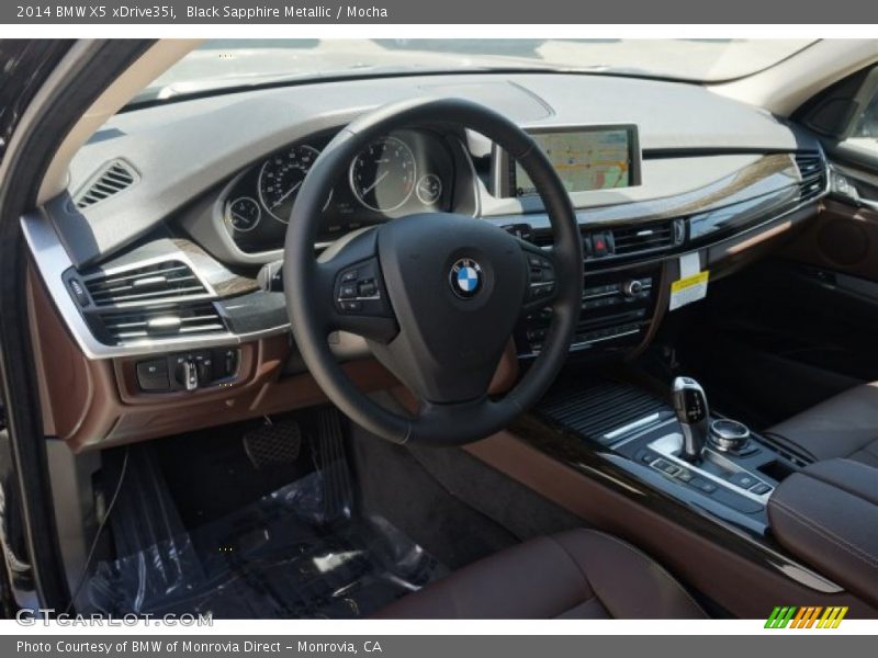 Black Sapphire Metallic / Mocha 2014 BMW X5 xDrive35i