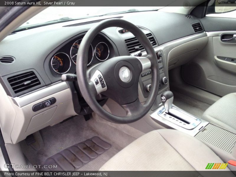 Silver Pearl / Gray 2008 Saturn Aura XE
