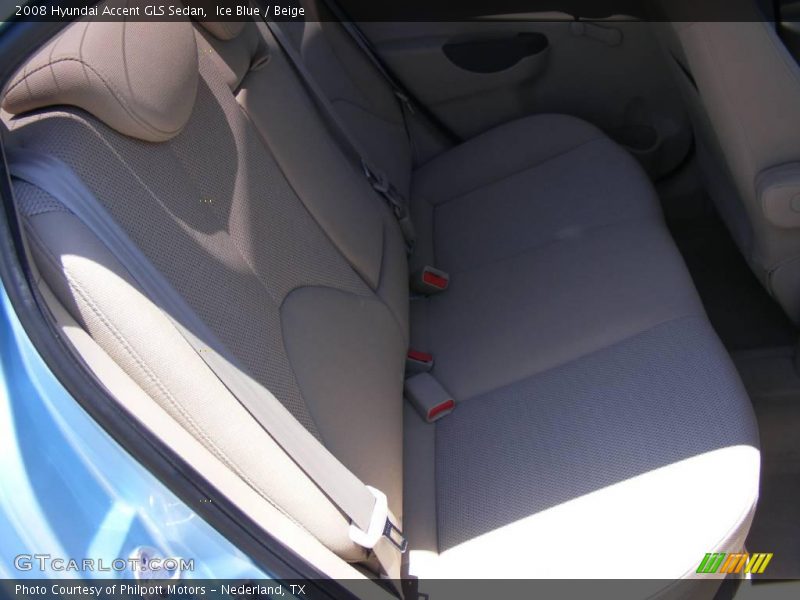 Ice Blue / Beige 2008 Hyundai Accent GLS Sedan
