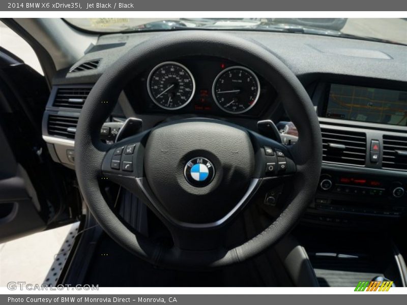 Jet Black / Black 2014 BMW X6 xDrive35i