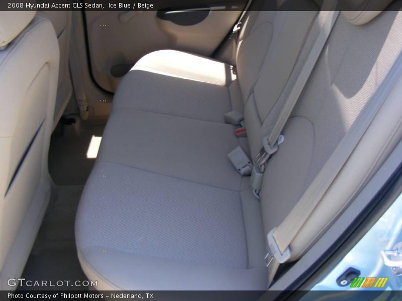 Ice Blue / Beige 2008 Hyundai Accent GLS Sedan