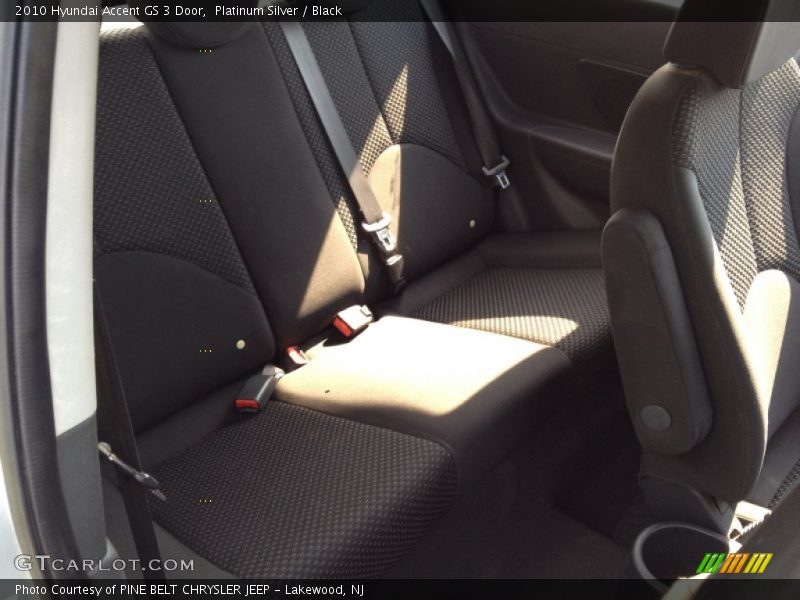 Platinum Silver / Black 2010 Hyundai Accent GS 3 Door