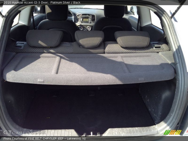Platinum Silver / Black 2010 Hyundai Accent GS 3 Door
