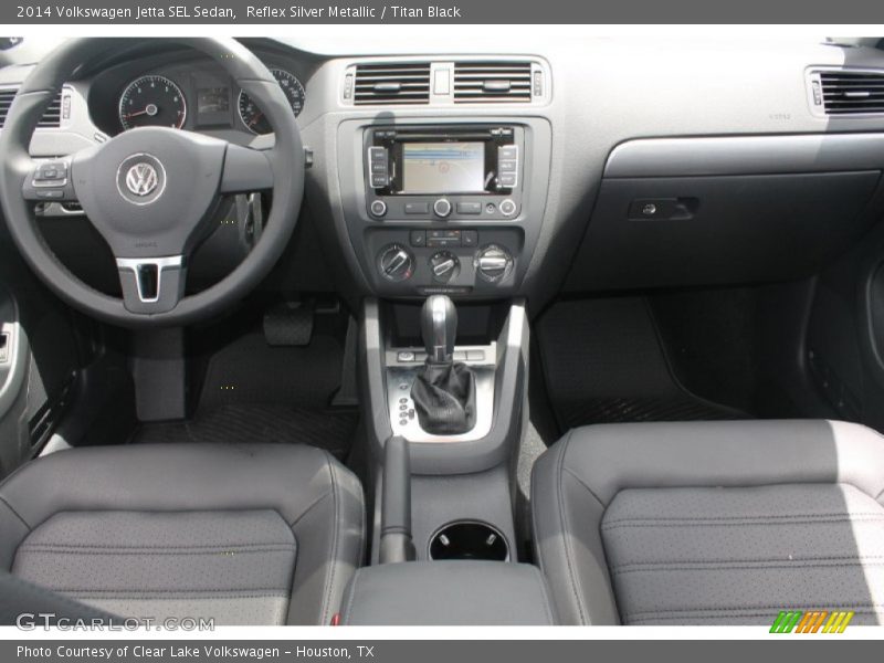 Reflex Silver Metallic / Titan Black 2014 Volkswagen Jetta SEL Sedan