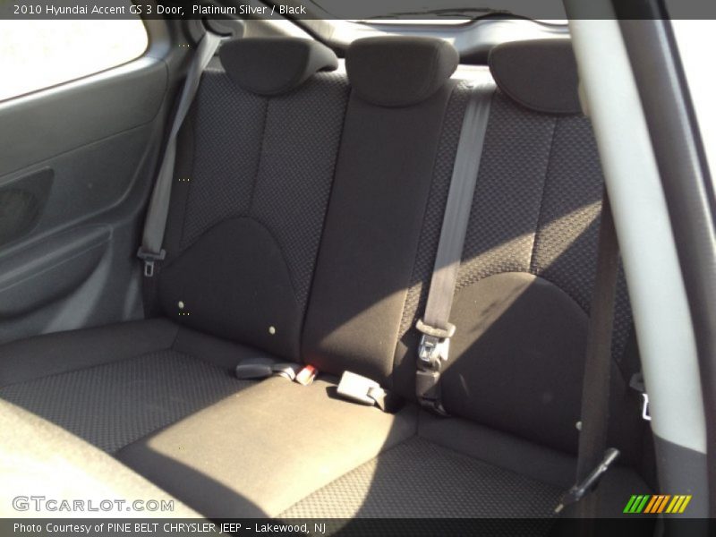 Platinum Silver / Black 2010 Hyundai Accent GS 3 Door